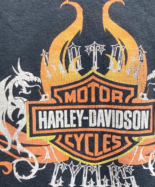 HARLEY-DAVIDSON（ハーレーダビッドソン）HARLEY-DAVIDSON (ハーレーダビッドソン) Tシャツ ブラック サイズ:XLの古着・服飾アイテム