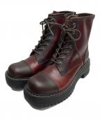 あしながおじさんアシナガオジサン）の古着「ビンテージレースアップブーツ」｜ブラウン