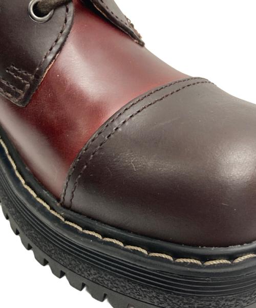 あしながおじさん（アシナガオジサン）あしながおじさん (アシナガオジサン) ビンテージレースアップブーツ ブラウン サイズ:24cmの古着・服飾アイテム