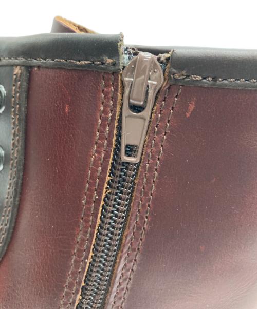 あしながおじさん（アシナガオジサン）あしながおじさん (アシナガオジサン) ビンテージレースアップブーツ ブラウン サイズ:24cmの古着・服飾アイテム