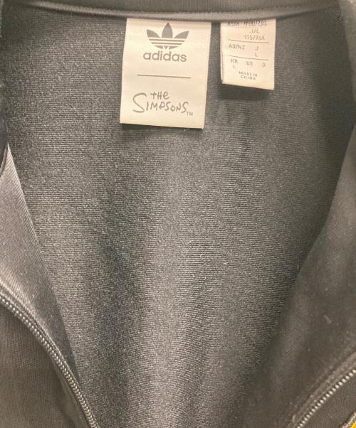 adidas（アディダス）adidas (アディダス) The SIMPSONS (ザ シンプソンズ) トラックジャケット ブラック サイズ:Lの古着・服飾アイテム