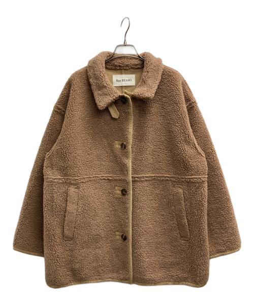RAY BEAMS（レイ ビームス）RAY BEAMS (レイ ビームス) ボア スタンドカラー ハーフ コート ブラウン サイズ:1の古着・服飾アイテム