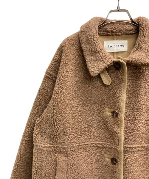 RAY BEAMS（レイ ビームス）RAY BEAMS (レイ ビームス) ボア スタンドカラー ハーフ コート ブラウン サイズ:1の古着・服飾アイテム