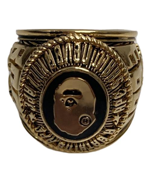 A BATHING APE（ア ベイシング エイプ）A BATHING APE (ア ベイシング エイプ) BAPE COLLEGE RING サイズ:18号の古着・服飾アイテム