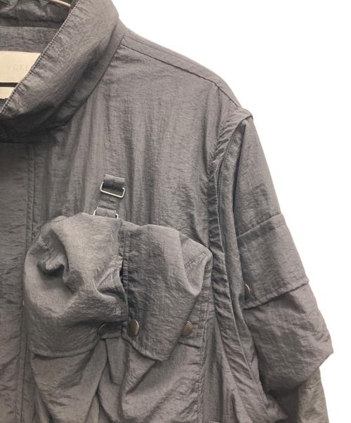 YOKE（ヨーク）YOKE (ヨーク) NYLON MULTI POCKETS DETACHABLE UTILITY BLOUSON ブラック サイズ:2の古着・服飾アイテム
