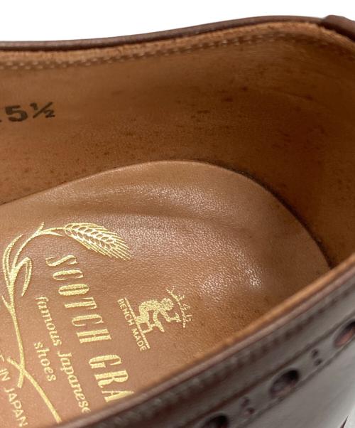 SCOTCH GRAIN（スコッチグレイン）SCOTCH GRAIN (スコッチグレイン) ストレートチップシューズ ブラック サイズ:25.5cmの古着・服飾アイテム