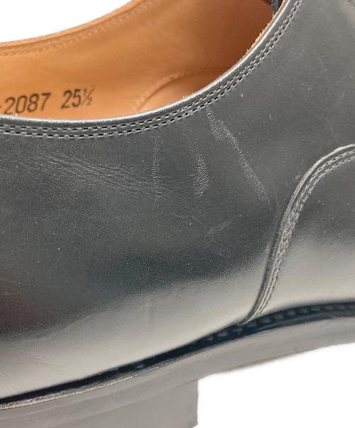 SCOTCH GRAIN（スコッチグレイン）SCOTCH GRAIN (スコッチグレイン) ストレートチップシューズ ブラック サイズ:25.5cmの古着・服飾アイテム