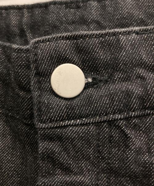 ZARA（ザラ）ZARA (ザラ) STUDIO NICHOLSON (スタジオ ニコルソン) 先染めデニムパンツ ブラック サイズ:38の古着・服飾アイテム