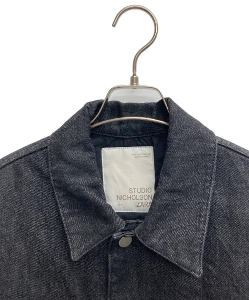 ZARA（ザラ）ZARA (ザラ) STUDIO NICHOLSON (スタジオ ニコルソン) カバーオール ブラック サイズ:Sの古着・服飾アイテム