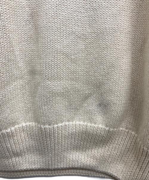 stussy（ステューシー）stussy (ステューシー) CURLY S SWEATER ベージュ サイズ:Lの古着・服飾アイテム