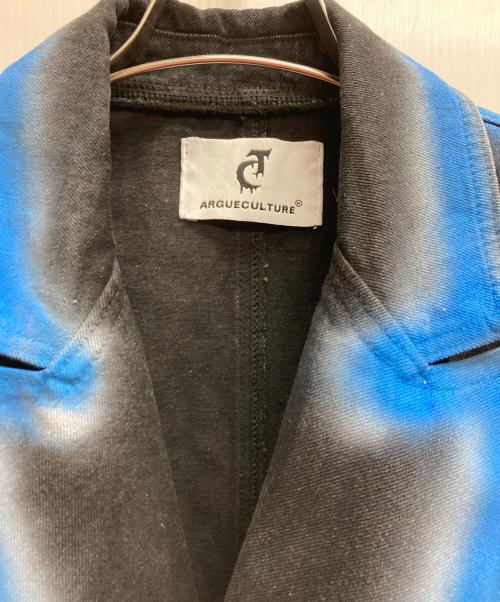 ARGUE CULTURE（アーギューカルチャー）ARGUE CULTURE (アーギューカルチャー) デニムジャケット ブラック サイズ:Sの古着・服飾アイテム