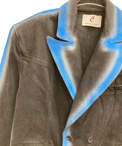 ARGUE CULTURE（アーギューカルチャー）ARGUE CULTURE (アーギューカルチャー) デニムジャケット ブラック サイズ:Sの古着・服飾アイテム