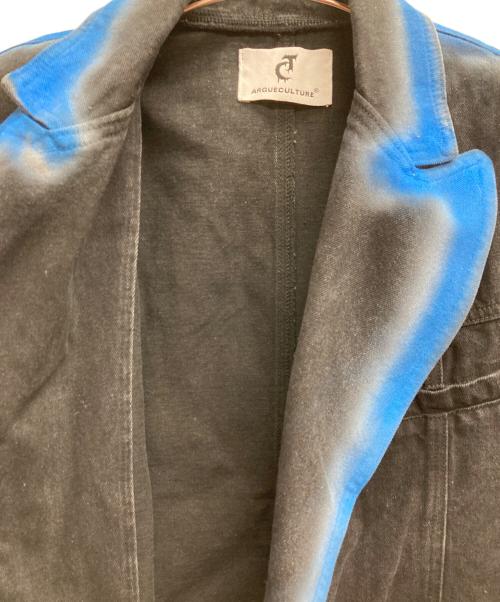 ARGUE CULTURE（アーギューカルチャー）ARGUE CULTURE (アーギューカルチャー) デニムジャケット ブラック サイズ:Sの古着・服飾アイテム