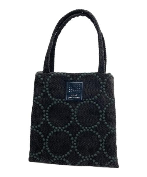 mina perhonen（ミナ ペルホネン）mina perhonen (ミナ ペルホネン) ハンドバッグ グレーの古着・服飾アイテム