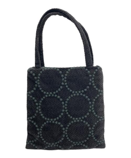 mina perhonen（ミナ ペルホネン）mina perhonen (ミナ ペルホネン) ハンドバッグ グレーの古着・服飾アイテム