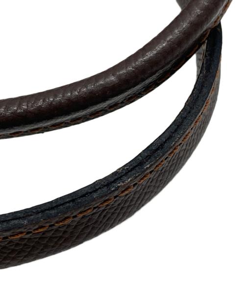 Herve Chapelier（エルベシャプリエ）Herve Chapelier (エルベシャプリエ) レザーハンドル舟型ショルダーL ブラウンの古着・服飾アイテム