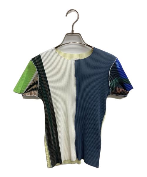 somebody kotohayokozawa（サムバディ コトハヨコザワ）somebody kotohayokozawa (サムバディ コトハヨコザワ) プリーツカットソー グリーン サイズ:記載無し 未使用品の古着・服飾アイテム