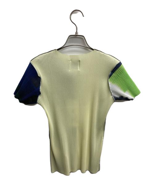 somebody kotohayokozawa（サムバディ コトハヨコザワ）somebody kotohayokozawa (サムバディ コトハヨコザワ) プリーツカットソー グリーン サイズ:記載無し 未使用品の古着・服飾アイテム