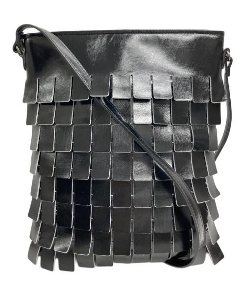 HIROKO HAYASHI（ヒロコ ハヤシ）HIROKO HAYASHI (ヒロコ ハヤシ) フリンジショルダーバッグ ブラックの古着・服飾アイテム