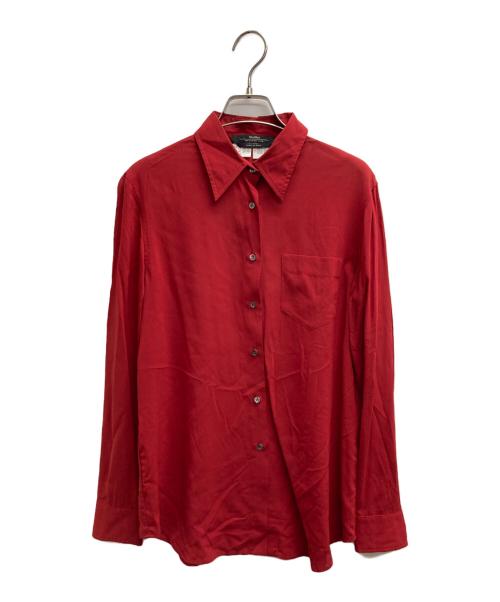 Max Mara WEEK END LINE（マックスマーラ ウイークエンドライン）MAX MARA WEEK END LINE (マックスマーラ ウイークエンドライン) シルクシャツ レッド サイズ:Mの古着・服飾アイテム