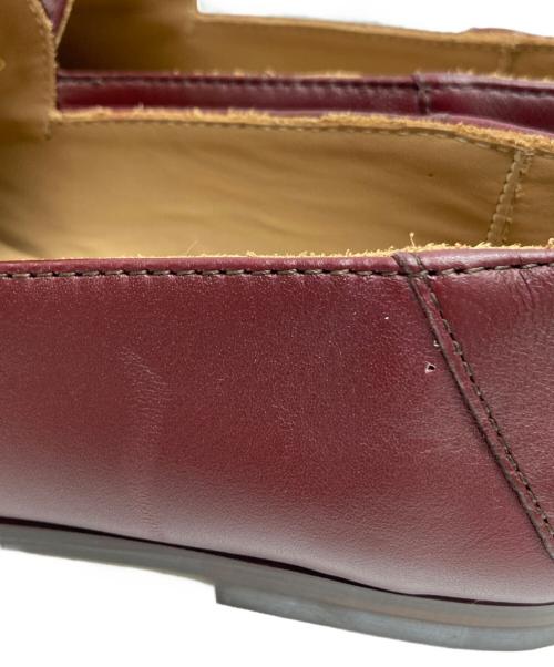 Caminando（カミナンド）Caminando (カミナンド) レザービットスリッポンローファー レッド サイズ:6の古着・服飾アイテム