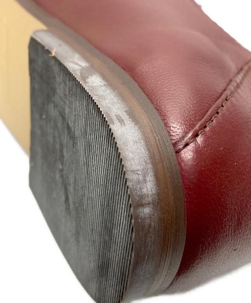 Caminando（カミナンド）Caminando (カミナンド) レザービットスリッポンローファー レッド サイズ:6の古着・服飾アイテム