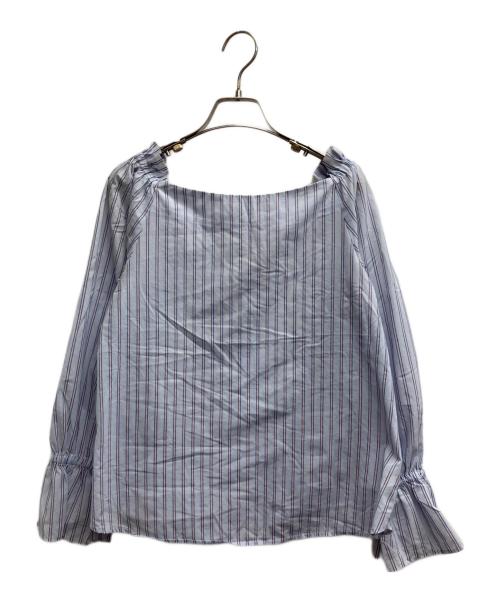 IENA（イエナ）IENA (イエナ) チューリップスリーブブラウス ブルー サイズ:Freeの古着・服飾アイテム