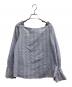 IENA（イエナ）の古着「チューリップスリーブブラウス」｜ブルー