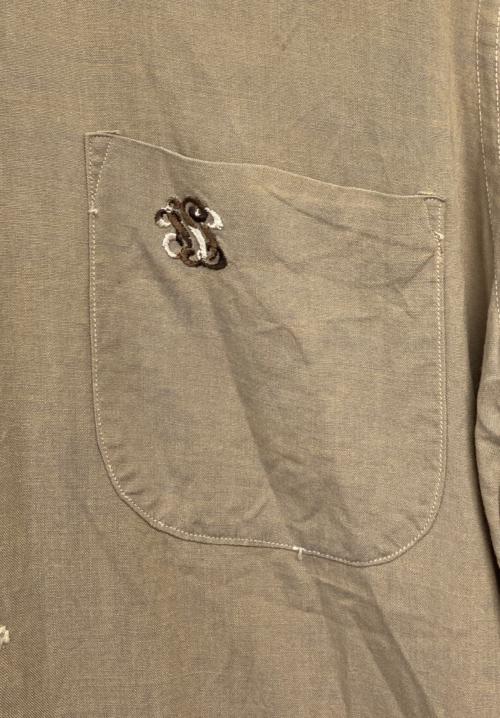 Carlos Ricardo（カルロス）Carlos Ricardo (カルロス) シャツ ベージュ サイズ:Sの古着・服飾アイテム