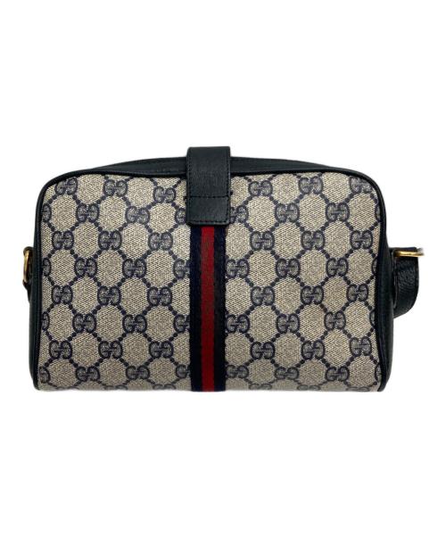 GUCCI（グッチ）GUCCI (グッチ) GGショルダーバッグ ベージュ×ネイビーの古着・服飾アイテム