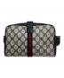 GUCCI (グッチ) GGショルダーバッグ ベージュ×ネイビー：30000円