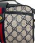 中古・古着 GUCCI (グッチ) GGショルダーバッグ ベージュ×ネイビー：30000円