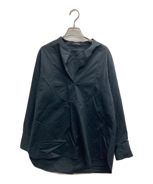 theory（セオリー）theory (セオリー) Modern Bib Long シャツ ブラック サイズ:Sの古着・服飾アイテム