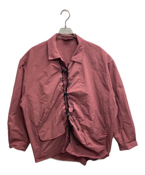 digawel（ディガウェル）digawel (ディガウェル) ドローコードシャツジャケット ピンク サイズ:2の古着・服飾アイテム