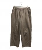 WEWILLウィーウィル）の古着「PAJAMA TROUSERS」｜ブラウン