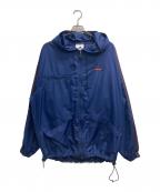 adidasアディダス）の古着「ナイロンジャケット」｜ネイビー
