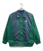BELSTAFFベルスタッフ）の古着「チェックジャケット」｜グリーン