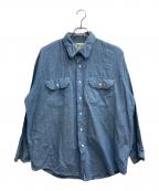 KEYキービジュアルアーツ）の古着「シャンブレーシャツ」｜インディゴ