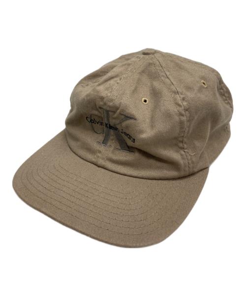 Calvin Klein（カルバンクライン）Calvin Klein (カルバンクライン) キャップ ベージュの古着・服飾アイテム