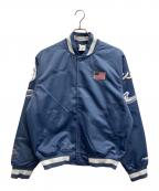 NIKEナイキ）の古着「ブレイキン サテン ジャケット」｜ブルー