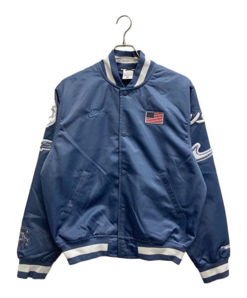 NIKE（ナイキ）NIKE (ナイキ) ブレイキン サテン ジャケット ブルー サイズ:Sの古着・服飾アイテム