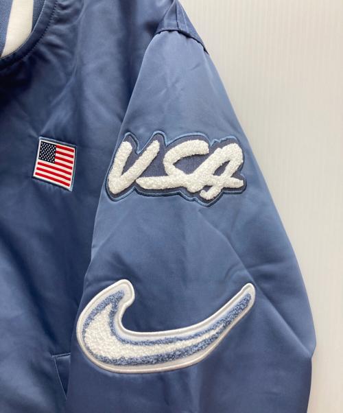 NIKE（ナイキ）NIKE (ナイキ) ブレイキン サテン ジャケット ブルー サイズ:Sの古着・服飾アイテム