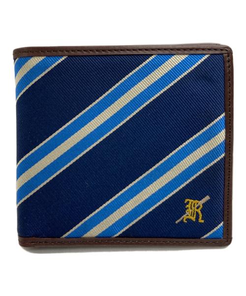 RALPH LAUREN（ラルフローレン）RALPH LAUREN (ラルフローレン) 2つ折り財布 ブルーの古着・服飾アイテム