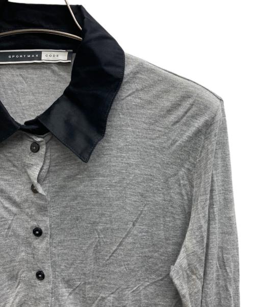 SPORT MAX（スポーツマックス）SPORT MAX (スポーツマックス) ポロシャツ グレー サイズ:Sの古着・服飾アイテム