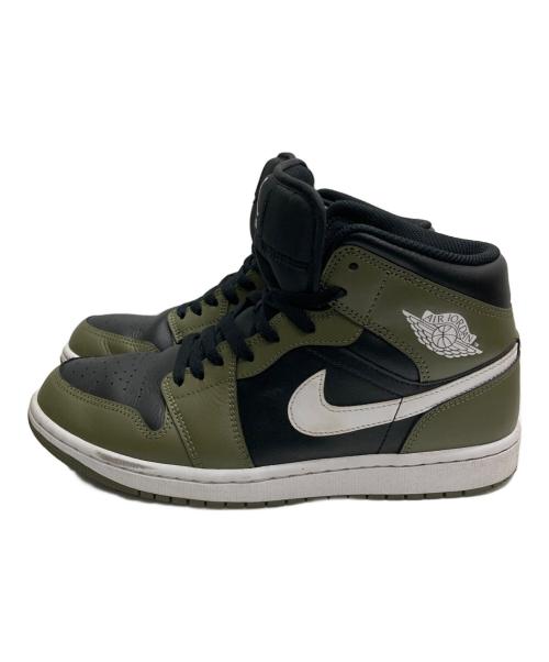 NIKE（ナイキ）NIKE (ナイキ) AIR JORDAN 1 MID グリーン サイズ:26.5の古着・服飾アイテム