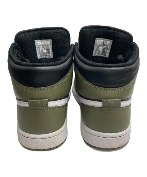 NIKE（ナイキ）NIKE (ナイキ) AIR JORDAN 1 MID グリーン サイズ:26.5の古着・服飾アイテム