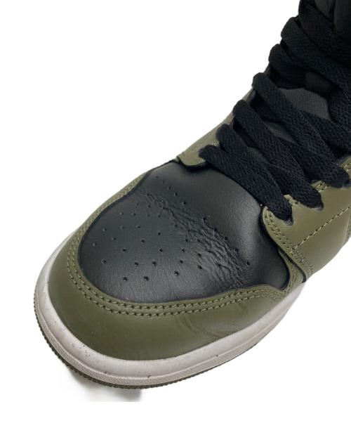 NIKE（ナイキ）NIKE (ナイキ) AIR JORDAN 1 MID グリーン サイズ:26.5の古着・服飾アイテム