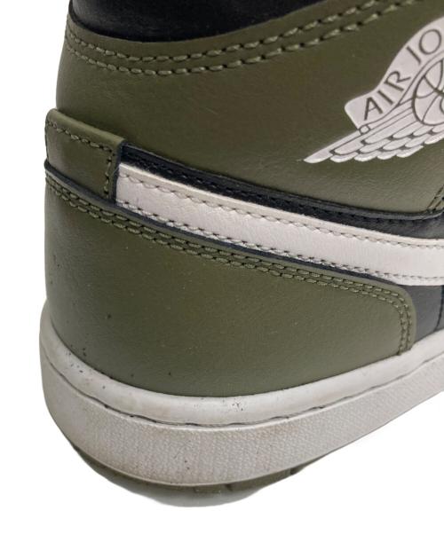 NIKE（ナイキ）NIKE (ナイキ) AIR JORDAN 1 MID グリーン サイズ:26.5の古着・服飾アイテム