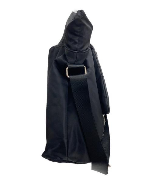 ear PAPILLONNER（イアパピヨネ）ear PAPILLONNER (イアパピヨネ) BURLAP OUTFITTER (バーラップアウトフィッター) メタルパーツショルダーバッグ ブラックの古着・服飾アイテム