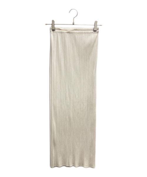 PLEATS PLEASE（プリーツプリーズ）PLEATS PLEASE (プリーツプリーズ) プリーツスカート ホワイト サイズ:2の古着・服飾アイテム